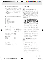 Preview for 28 page of LIVARNO LUX 339884 1910 Operation And Safety Notes