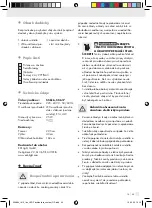 Preview for 46 page of LIVARNO LUX 339884 1910 Operation And Safety Notes