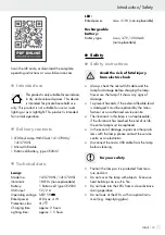 Preview for 15 page of LIVARNO LUX 353501 2007 Quick Start Manual