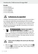 Предварительный просмотр 8 страницы LIVARNO LUX 7317-012L Operation And Safety Notes