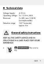 Предварительный просмотр 9 страницы LIVARNO LUX 91730 Operation And Safety Notes