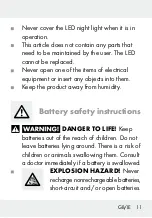 Предварительный просмотр 11 страницы LIVARNO LUX 91730 Operation And Safety Notes