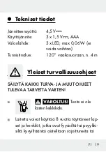 Предварительный просмотр 19 страницы LIVARNO LUX 91730 Operation And Safety Notes