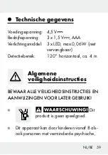 Предварительный просмотр 59 страницы LIVARNO LUX 91730 Operation And Safety Notes