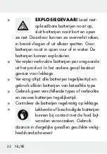 Предварительный просмотр 62 страницы LIVARNO LUX 91730 Operation And Safety Notes