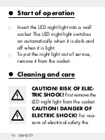 Preview for 10 page of LIVARNO LUX 93673 Operation And Safety Notes