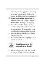 Предварительный просмотр 8 страницы LIVARNO LUX A32104 Operation And Safety Notes