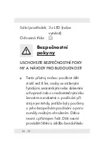 Предварительный просмотр 33 страницы LIVARNO LUX A32104 Operation And Safety Notes