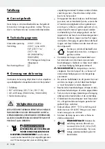 Preview for 21 page of LIVARNO LUX HG00325A Operation And Safety Notes