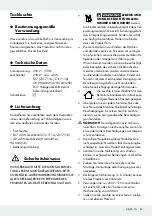 Preview for 24 page of LIVARNO LUX HG00325A Operation And Safety Notes