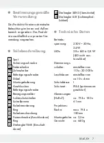 Предварительный просмотр 7 страницы LIVARNO LUX HG04245A Assembly, Operating And Safety Instructions