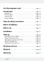 Предварительный просмотр 16 страницы LIVARNO LUX HG04245A Assembly, Operating And Safety Instructions