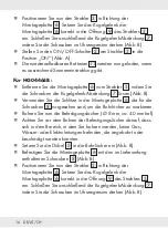 Preview for 16 page of LIVARNO LUX HG04465A Assembly, Operating And Safety Instructions