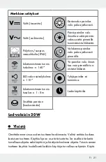 Предварительный просмотр 21 страницы LIVARNO LUX HG05423 Assembly, Operating And Safety Instructions