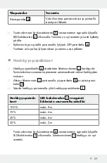 Предварительный просмотр 29 страницы LIVARNO LUX HG05423 Assembly, Operating And Safety Instructions