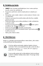 Предварительный просмотр 31 страницы LIVARNO LUX HG05423 Assembly, Operating And Safety Instructions