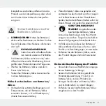 Предварительный просмотр 9 страницы LIVARNO LUX HG05693 Operation And Safety Notes