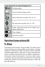 Предварительный просмотр 61 страницы LIVARNO LUX HG05866A Assembly, Operating And Safety Instructions