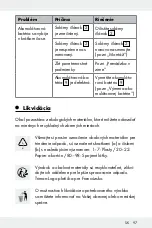 Предварительный просмотр 97 страницы LIVARNO LUX HG05866A Assembly, Operating And Safety Instructions