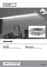 LIVARNO LUX LED ROPE LIGHT Assembly, Operating And Safety Instructions предпросмотр