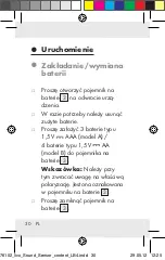 Предварительный просмотр 30 страницы LIVARNO LUX Z30425B Operation And Safety Notes