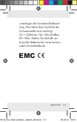 Предварительный просмотр 117 страницы LIVARNO LUX Z30425B Operation And Safety Notes