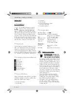 Предварительный просмотр 20 страницы LIVARNO LUX Z31094A Assembly, Operating And Safety Instructions