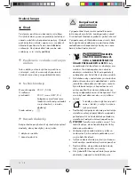 Preview for 16 page of LIVARNO LUX Z31207A Operation And Safety Notes