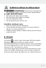 Preview for 19 page of LIVARNO LUX Z31999 Assembly, Operating And Safety Instructions