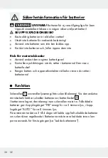 Preview for 30 page of LIVARNO LUX Z31999 Assembly, Operating And Safety Instructions