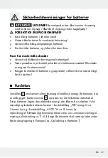 Preview for 41 page of LIVARNO LUX Z31999 Assembly, Operating And Safety Instructions