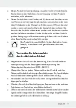 Предварительный просмотр 9 страницы LIVARNO LUX ZD012C100130EU Operation And Safety Notes