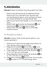 Предварительный просмотр 11 страницы LIVARNO LUX ZD012C100130EU Operation And Safety Notes