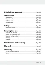 Предварительный просмотр 17 страницы LIVARNO LUX ZD012C100130EU Operation And Safety Notes