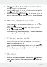 Предварительный просмотр 61 страницы LIVARNO LUX ZD012C100130EU Operation And Safety Notes