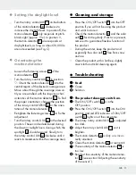 Preview for 11 page of LIVARNO 314812 Assembly, Operating And Safety Instructions