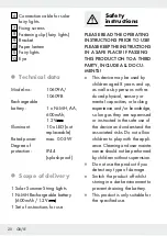 Preview for 20 page of LIVARNO 354373 2010 Operation And Safety Notes