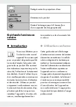 Preview for 31 page of LIVARNO 354373 2010 Operation And Safety Notes