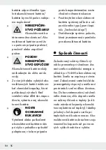 Preview for 84 page of LIVARNO 354373 2010 Operation And Safety Notes