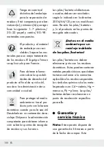 Preview for 100 page of LIVARNO 354373 2010 Operation And Safety Notes