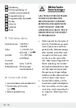 Preview for 106 page of LIVARNO 354373 2010 Operation And Safety Notes