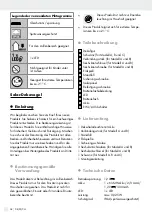 Предварительный просмотр 38 страницы LIVARNO 354384 2010 Assembly, Operating And Safety Instructions