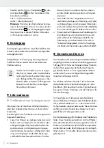 Preview for 10 page of LIVARNO 364643 2101 Assembly, Operating And Safety Instructions