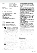 Preview for 15 page of LIVARNO 364643 2101 Assembly, Operating And Safety Instructions