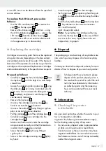 Preview for 17 page of LIVARNO 364643 2101 Assembly, Operating And Safety Instructions