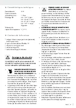 Preview for 21 page of LIVARNO 364643 2101 Assembly, Operating And Safety Instructions