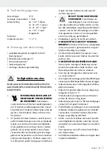 Preview for 29 page of LIVARNO 364643 2101 Assembly, Operating And Safety Instructions