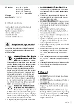 Preview for 43 page of LIVARNO 364643 2101 Assembly, Operating And Safety Instructions