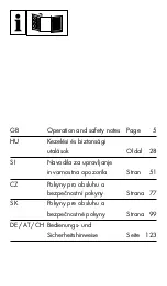 Предварительный просмотр 2 страницы LIVARNO 366214 2101 Operation And Safety Notes