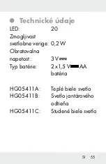 Предварительный просмотр 55 страницы LIVARNO 366214 2101 Operation And Safety Notes